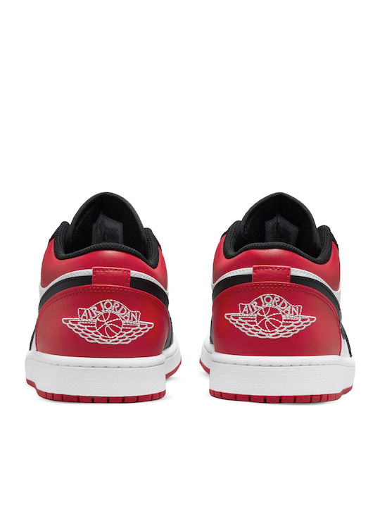 Air  1 Retro Low Herren Sneakers Gym Red / White / Black