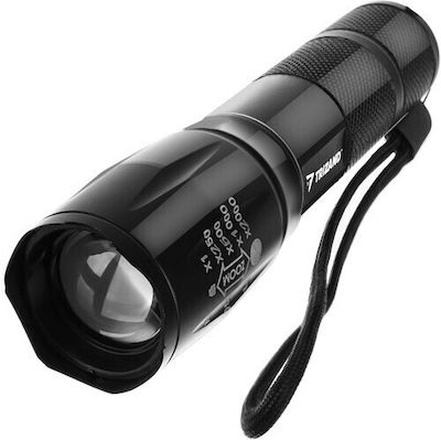 Wiederaufladbar Taschenlampe LED UV Wasserdicht mit maximaler Helligkeit 300lm Trizand XPE