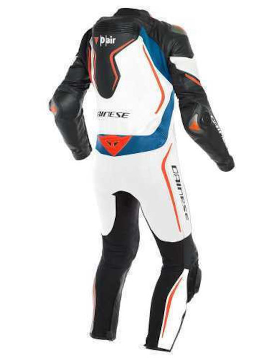 Dainese Misano 2 D-Air Perforated Black Mat/White/LGT Blue