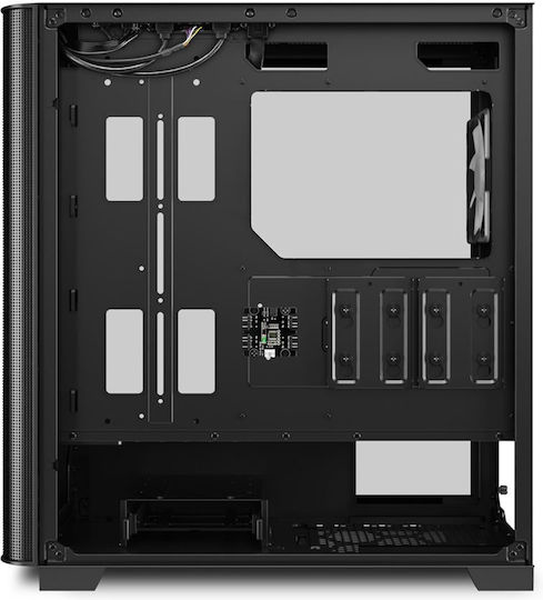 Sharkoon M30 RGB Gaming Midi Tower Κουτί Υπολογιστή με Πλαϊνό Παράθυρο Μαύρο