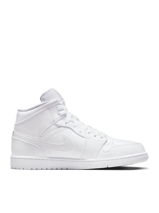 Air  1 Retro Mid Botoși Pentru Bărbați Albi