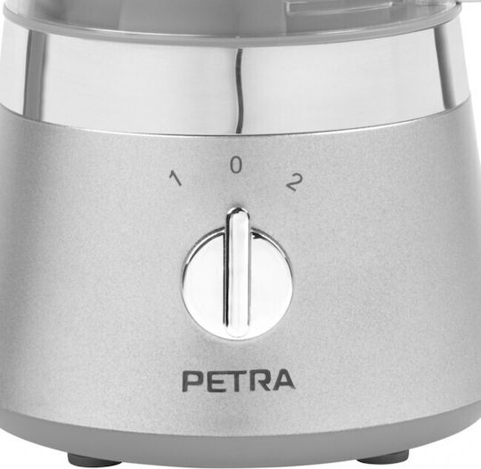 Petra Electric Compact PT-5114 Multifunctional Food Processor 400W With 500ml Bowl And Gray Blender Jug