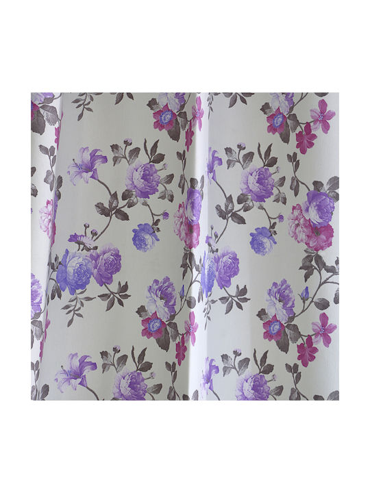 La Maison Blanche Curtain with Pencil Pleat Olympian 10 Purple 145x275cm
