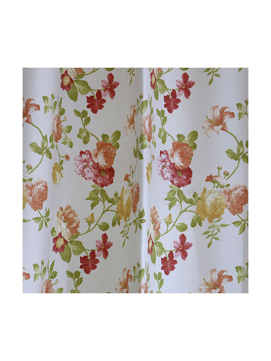La Maison Blanche Curtain with Pencil Pleat Olympia 06 Orange 145x275cm