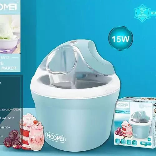 Hoomei HM-6512B Παγωτομηχανή 1.4lt Μπλε