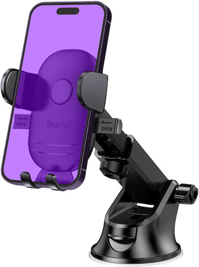 Buddi Buddi Car Mobile Mount with Adjustable Hooks Black