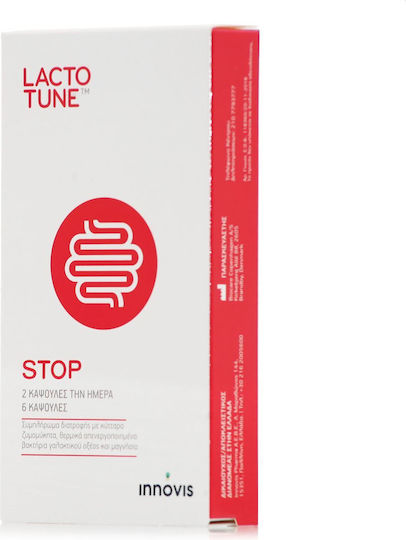 Lactotune Stop Συμπλήρωμα με Προβιοτικά (New Blister) 6 κάψουλες