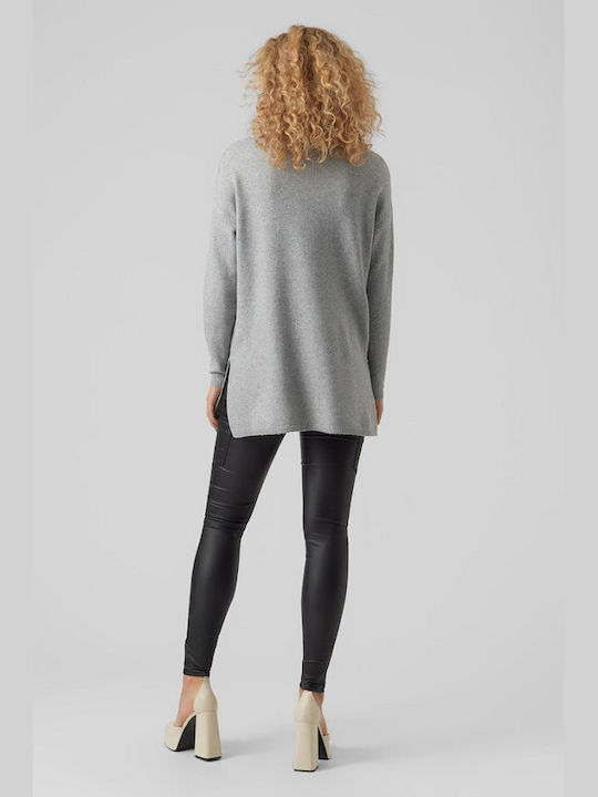 Vero Moda Damen Langarm Pullover Gray