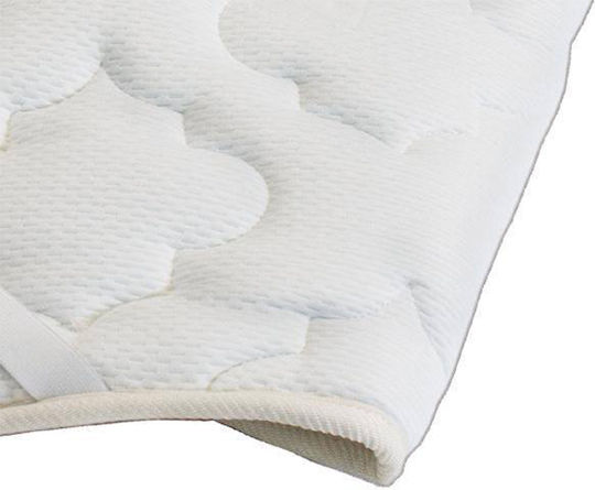 Elatirio Strom Matratzentopper Classic Einzel Polyester mit Gummibändern 90x190x2cm