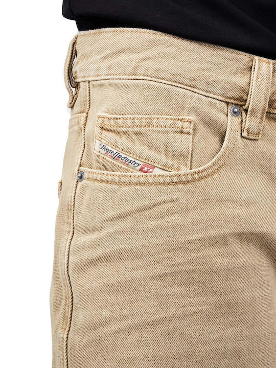 Men's Shorts Jeans Beige