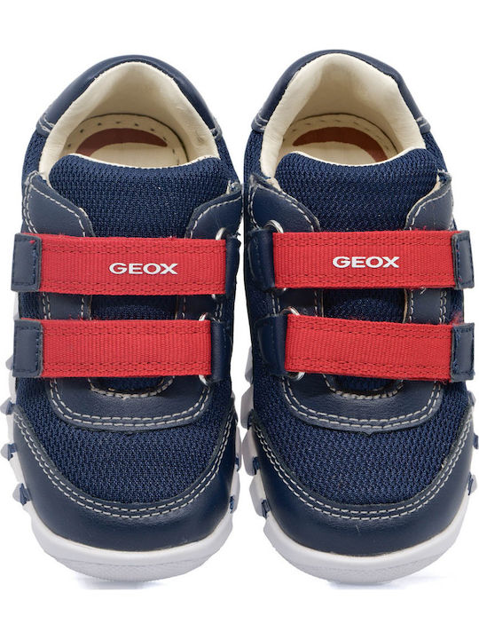Respira Kinder Sneaker Anatomisch mit Bügel- und Schleifenverschluss Marineblaue
