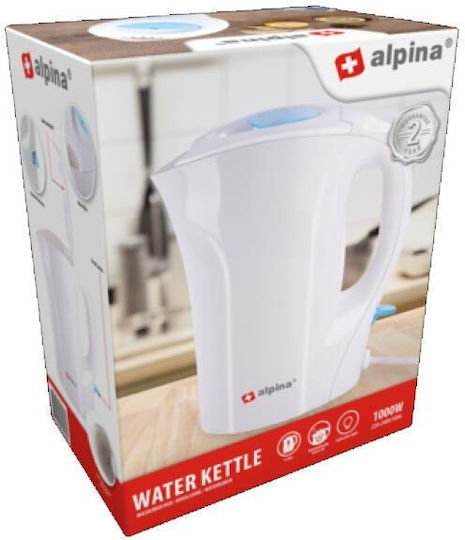 Alpina Appliances Βραστήρας 1lt 1000W Λευκός