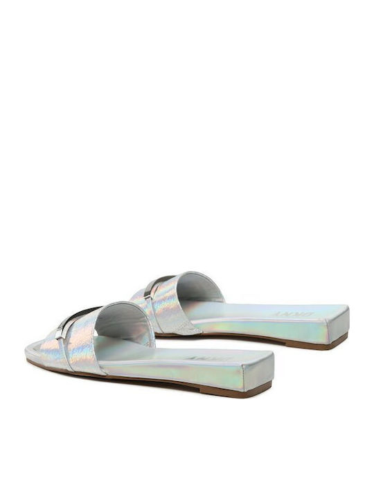 Alaina Women's Flat Sandals in Silver Color