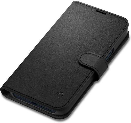 Spigen Wallet S Synthetic Leather Black (iPhone 14)