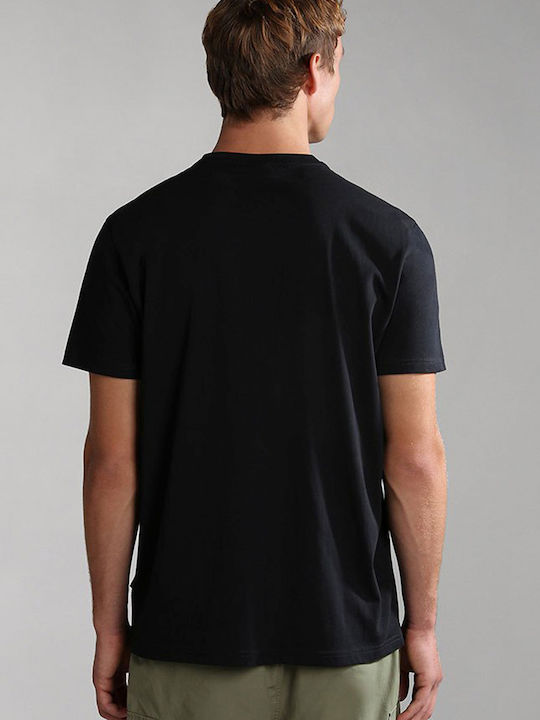 Napapijri Men's Short Sleeve T-shirt Black NP0A4H8D-041