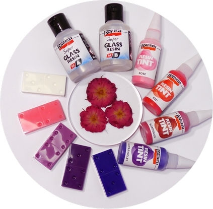 Pentart Super Glass Flüssiges Glas Zweikomponentiges Harz 500ml