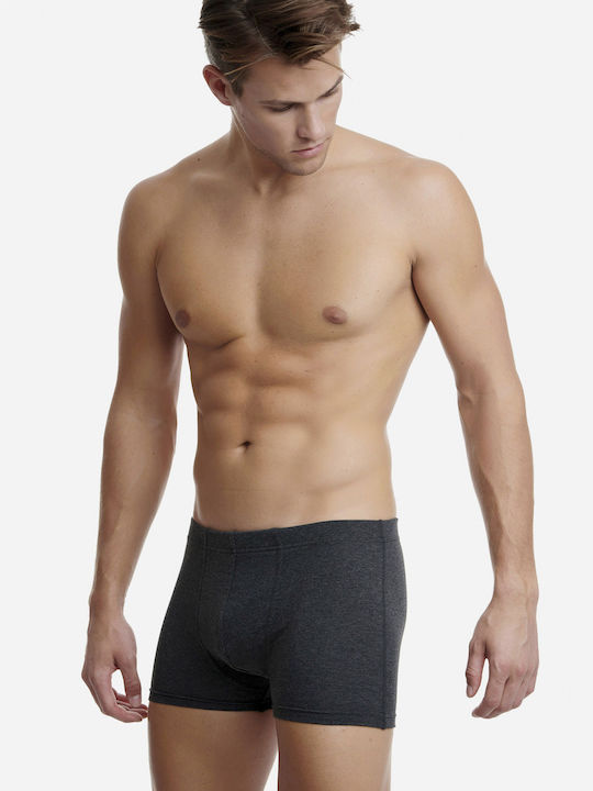 Walk Men's Boxers Anthracite Melange / Light Grey Melange 2Pack