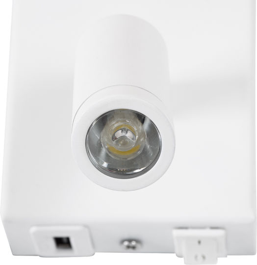 GloboStar Roulette-R Modern Wall Lamp with E27 Lamp Bulb Base with USB Port 22x37x37cm