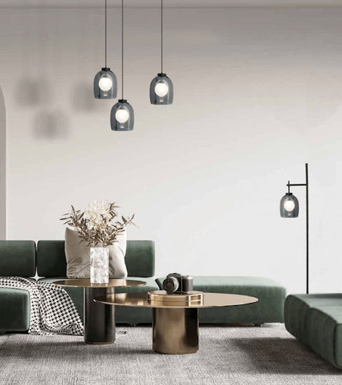 Zambelis Lights Floor Lamp H145cm. Black