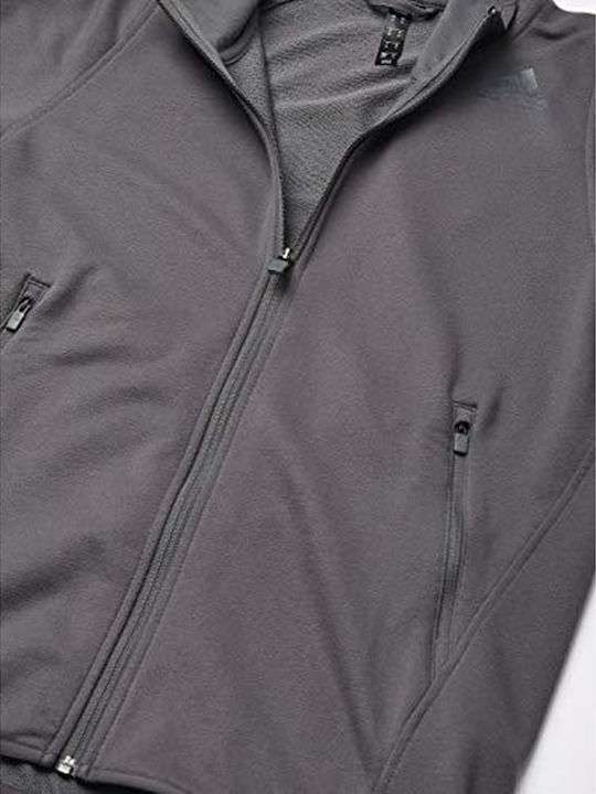FreeLift Prime Men's Athletic Hooded Jacket Grey
