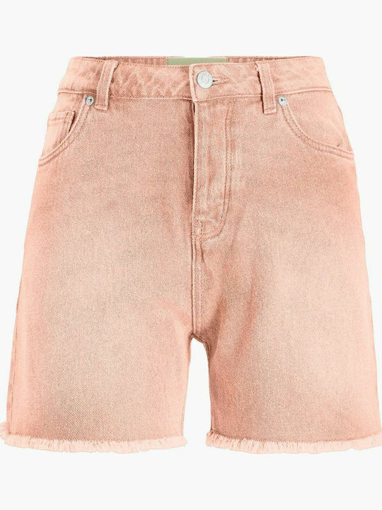 Women's Jean High-waisted Shorts Tropical Peach