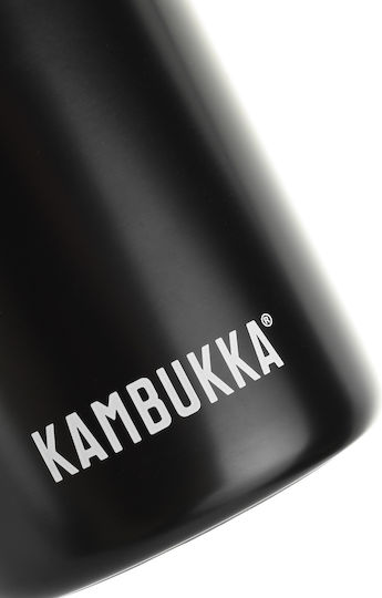 Kambukka Olympus Bottle Thermos Stainless Steel BPA Free 500ml Darkness with Mouthpiece