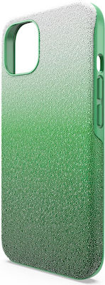 Swarovski High Plastic / Silicone Back Cover Green (iPhone 13)