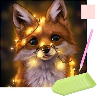 Segeltuch Diamond Painting Kit Fuchs 30x30cm 00017011