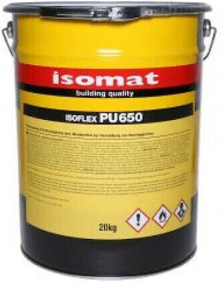 Isomat Isoflex PU 650 Επαλειφόμενο Στεγανωτικό Πολυουρεθάνης 20kg Διάφανο