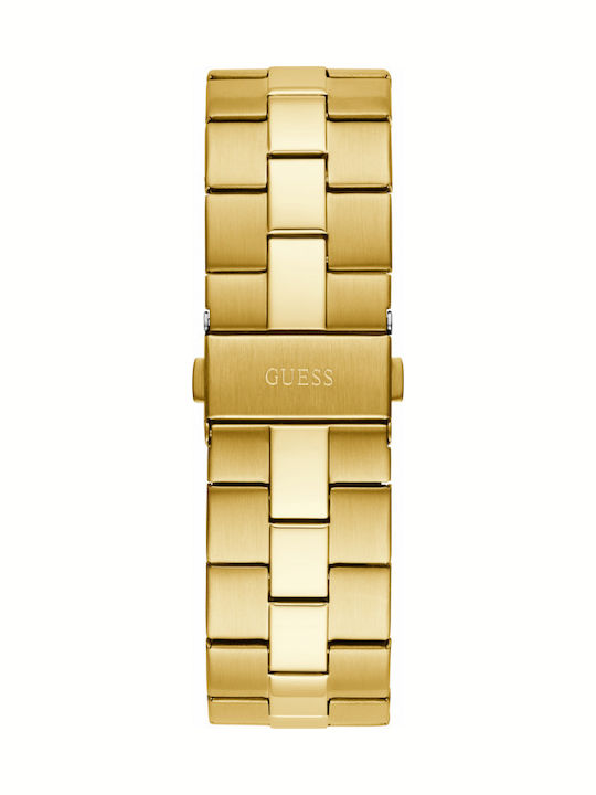 Guess Emperor Men's Watch 42mm Battery with Gold Metal Bracelet