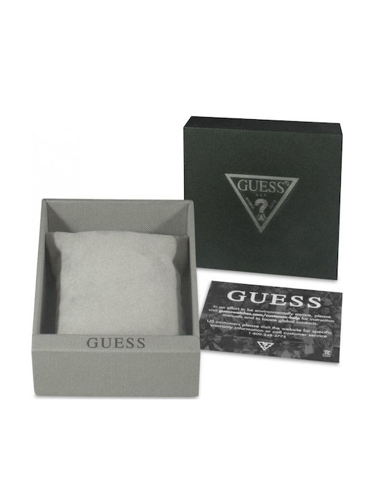 Guess Empire Men's Watch 46mm Chronograph Battery with Black Metal Bracelet