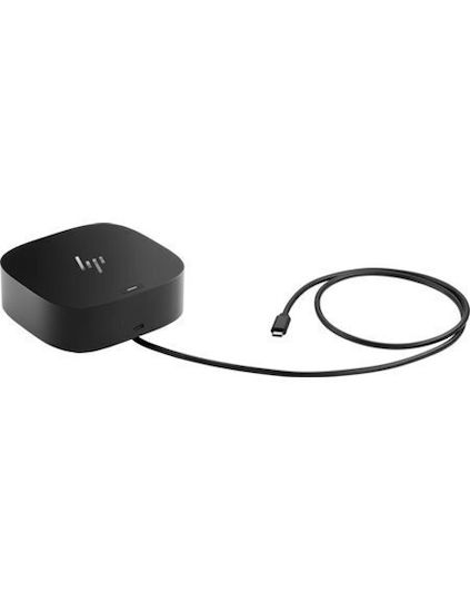 HP G5 USB-C Docking Station with HDMI/DisplayPort 4K PD Ethernet and Support for 2 Monitors Black