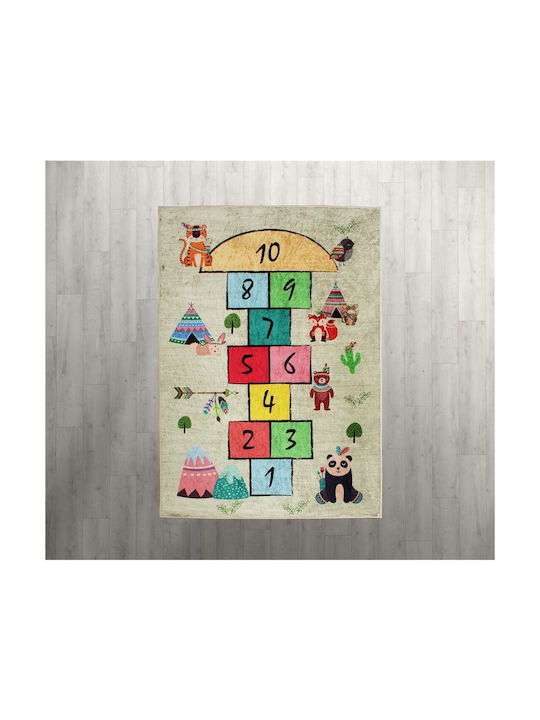 Dimcol Hopscotch 284 Kinder Teppich Ecru 135x200cm