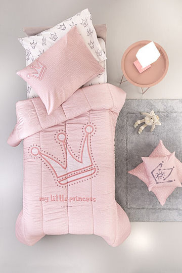 Guy Laroche Majesty Kids Duvet Cover Single Cotton Pink 165x225cm
