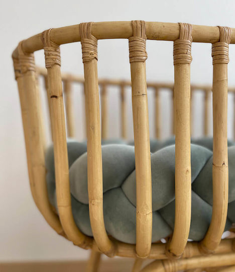 Tiny Toes Crib Bumpers Braided Inside Green 16x200cm