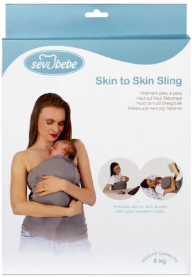 Sevi Bebe Sling Wrap Skin to Skin Gri