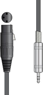 Citronic S3J-XF051 XLR male to 3.5mm male 0.5m Cable (190.066UK)