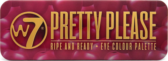 W7 Cosmetics Pretty Please Παλέτα με Σκιές Ματιών σε Στερεή Μορφή 15.6gr