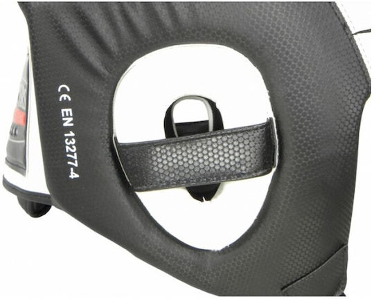 Sport Masters Adult Open Face Boxing Headgear Synthetic Leather White