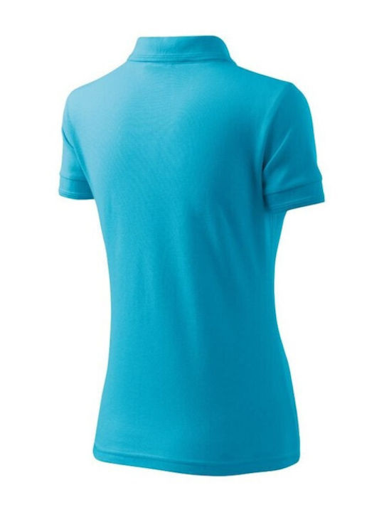 Malfini Women's Short Sleeve Promotional Blouse Light Blue