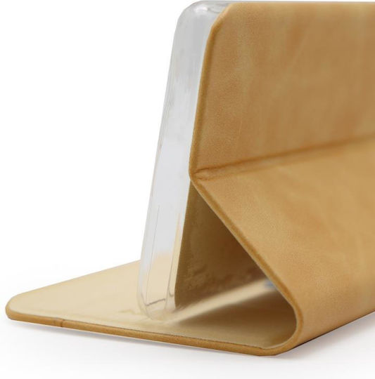 iNOS S-Folio NE Book Δερματίνης Μουσταρδί (Redmi 10C)