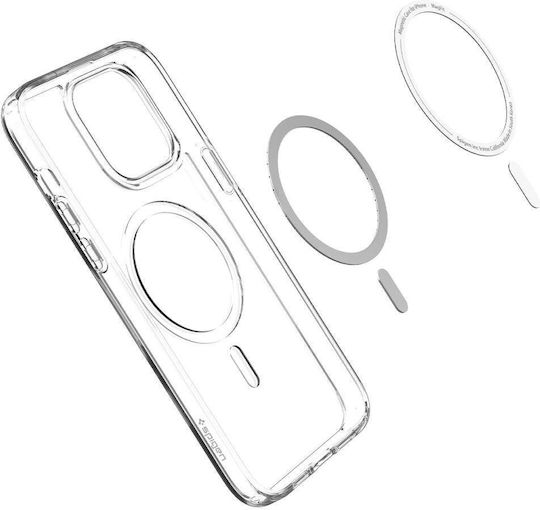 Spigen Ultra Hybrid (MagFit) Umschlag Rückseite Kunststoff 2mm Frost Clear (iPhone 14 Pro)