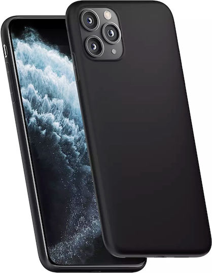 3MK Back Cover Σιλικόνης 1.2mm Μαύρο (Realme 10)