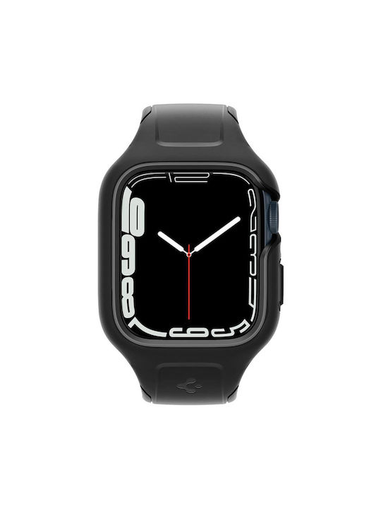 Spigen Liquid Air Pro Силиконов Калъф в Черен цвят за Apple Watch 41 мм