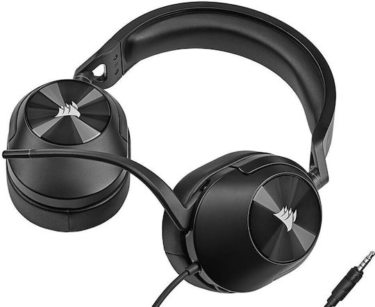 Corsair HS55 Surround Over Ear Gaming Headset με σύνδεση 3.5mm Carbon