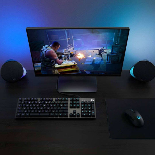 Logitech G512 Gaming Mechanical Keyboard with GX Red switches and RGB lighting (English US)