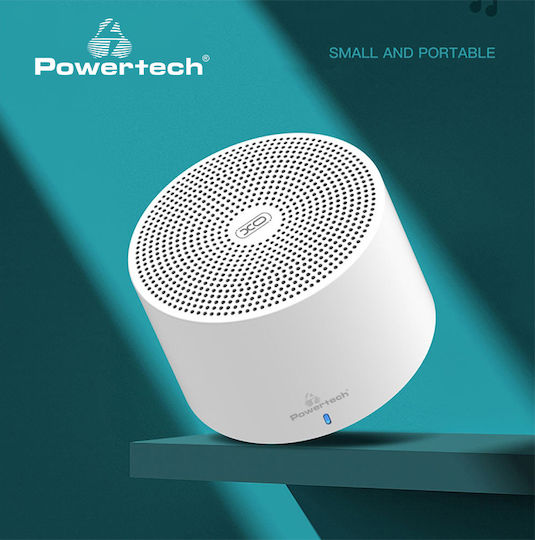 Powertech Bluetooth Speaker 4W with Battery Life up to 3 hours White PT-1037