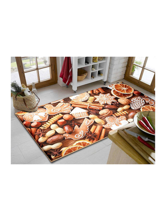 Dimcol Dried 254 Kitchen Anti-Slip Mat Runner Πολύχρωμο 67x150cm