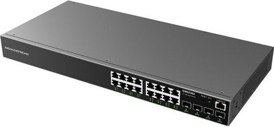 Grandstream GWN7802P Managed L2 PoE+ Switch με 16 Θύρες Gigabit (1Gbps) Ethernet και 4 SFP Θύρες
