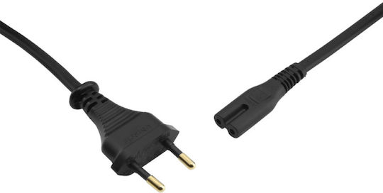 Oehlbach Powercord Euro - IEC C7 Cable 5m Black (D1C17048)